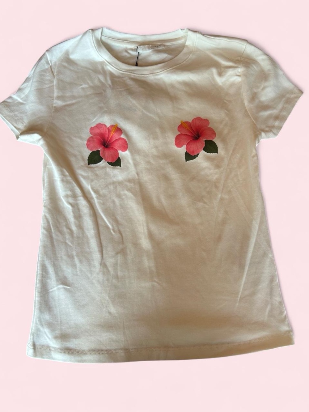 Zara Hibiscus T-Shirt